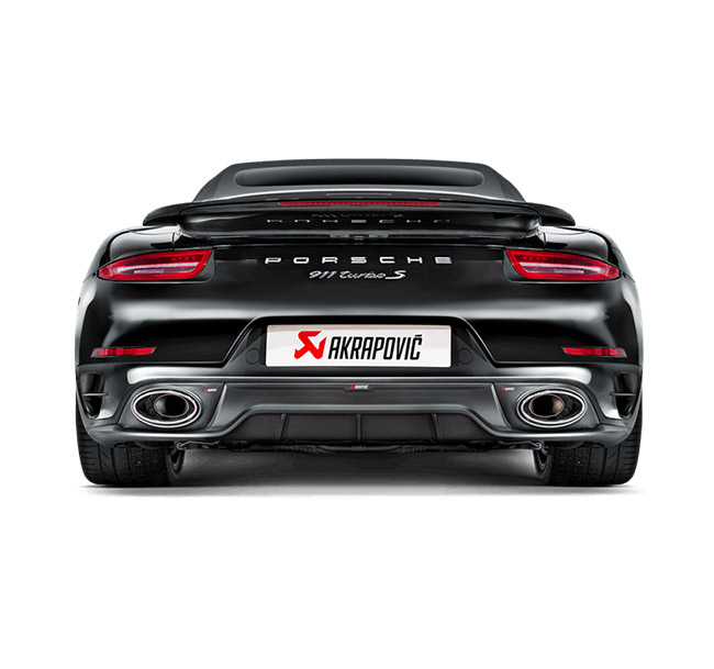 Porsche 911 Turbo/Turbo S (991) Rear Carbon Fiber Diffuser by Akrapovic